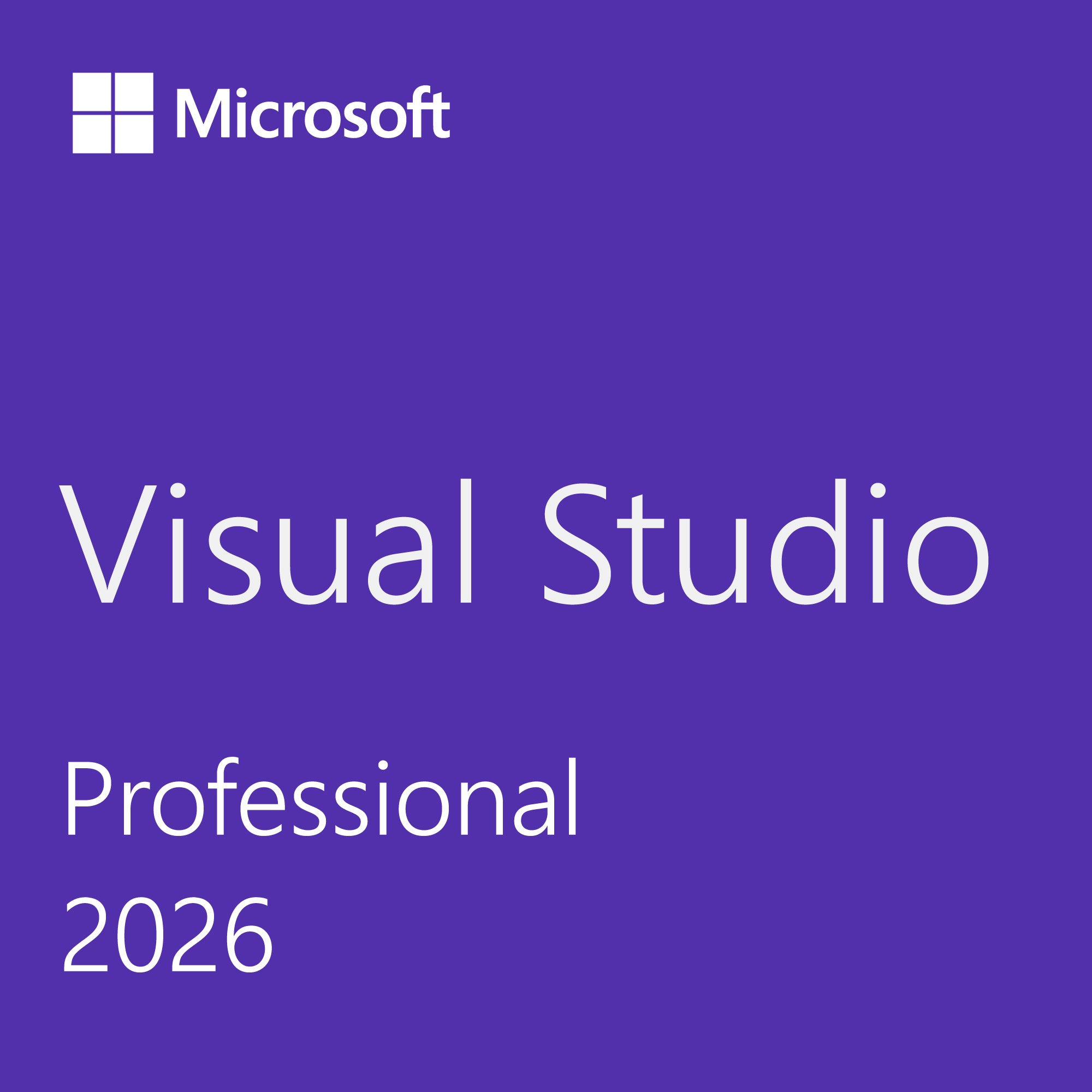 Microsoft Visual Studio 2026 Professional License