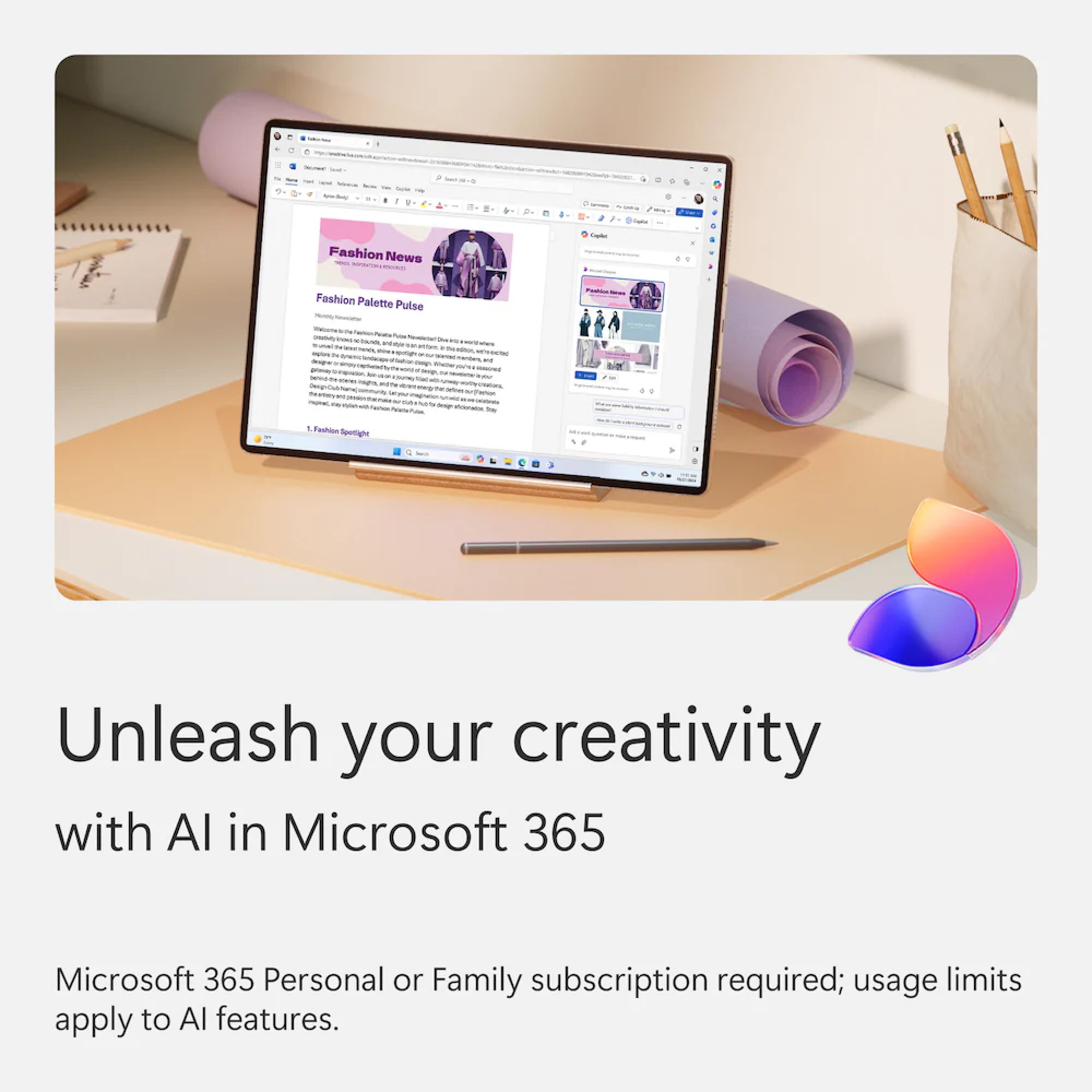 Microsoft Office 365 Personal (with Copilot) - 15 Month Digital Download