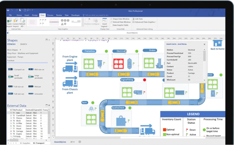 Microsoft Visio Professional 2019 Edition License