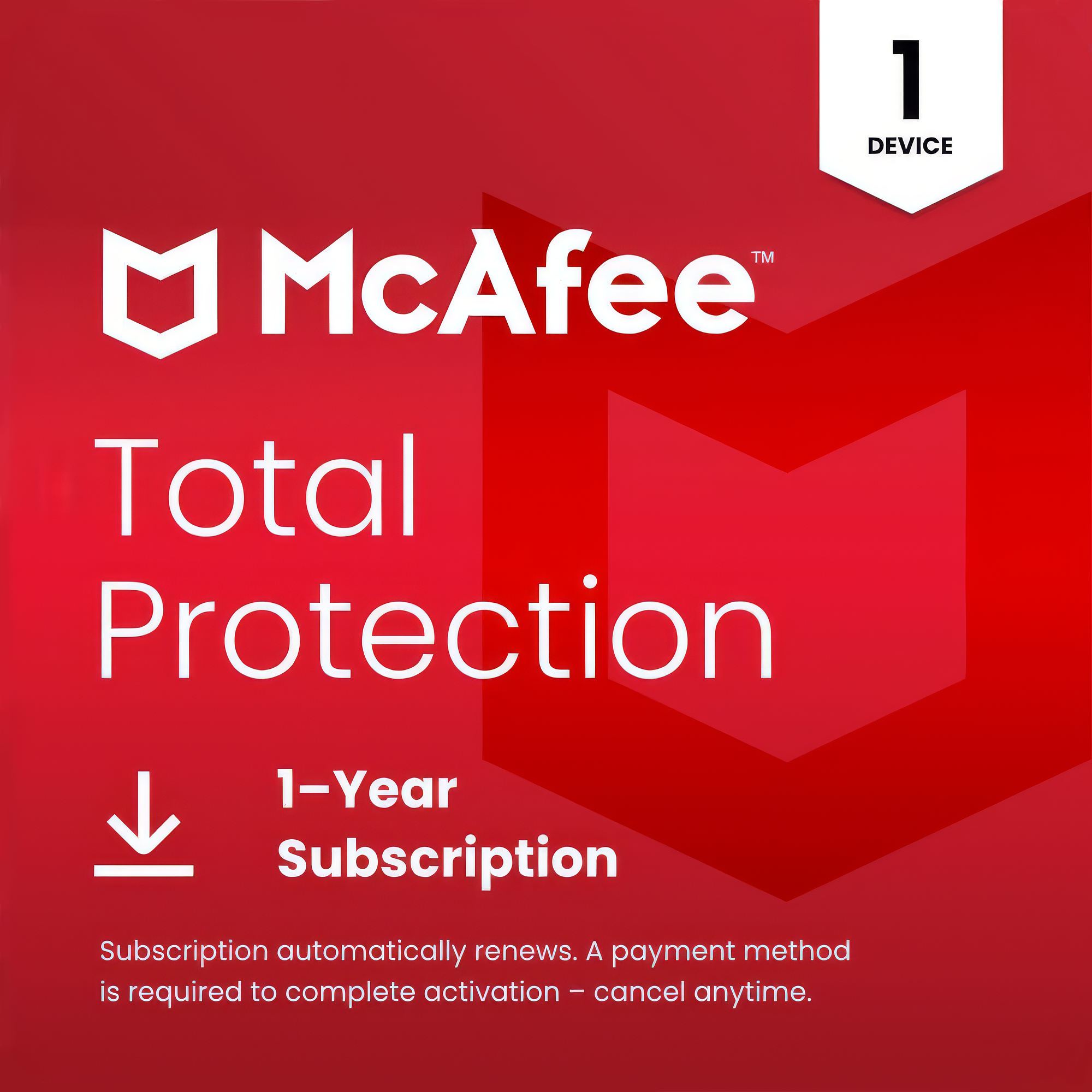 McAfee Total Protection - 1 Device